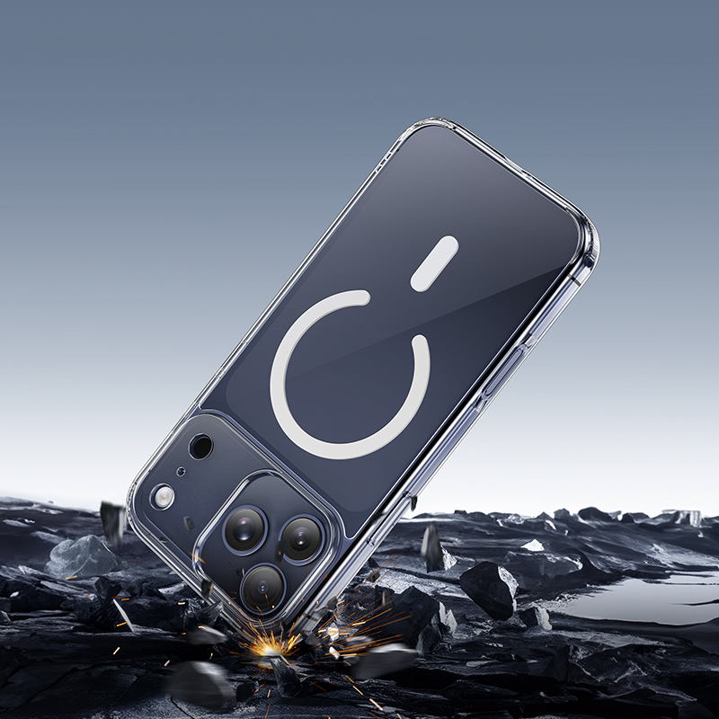 Чехол Hoco Magnetic для Iphone 17 Pro Max, прозрачный