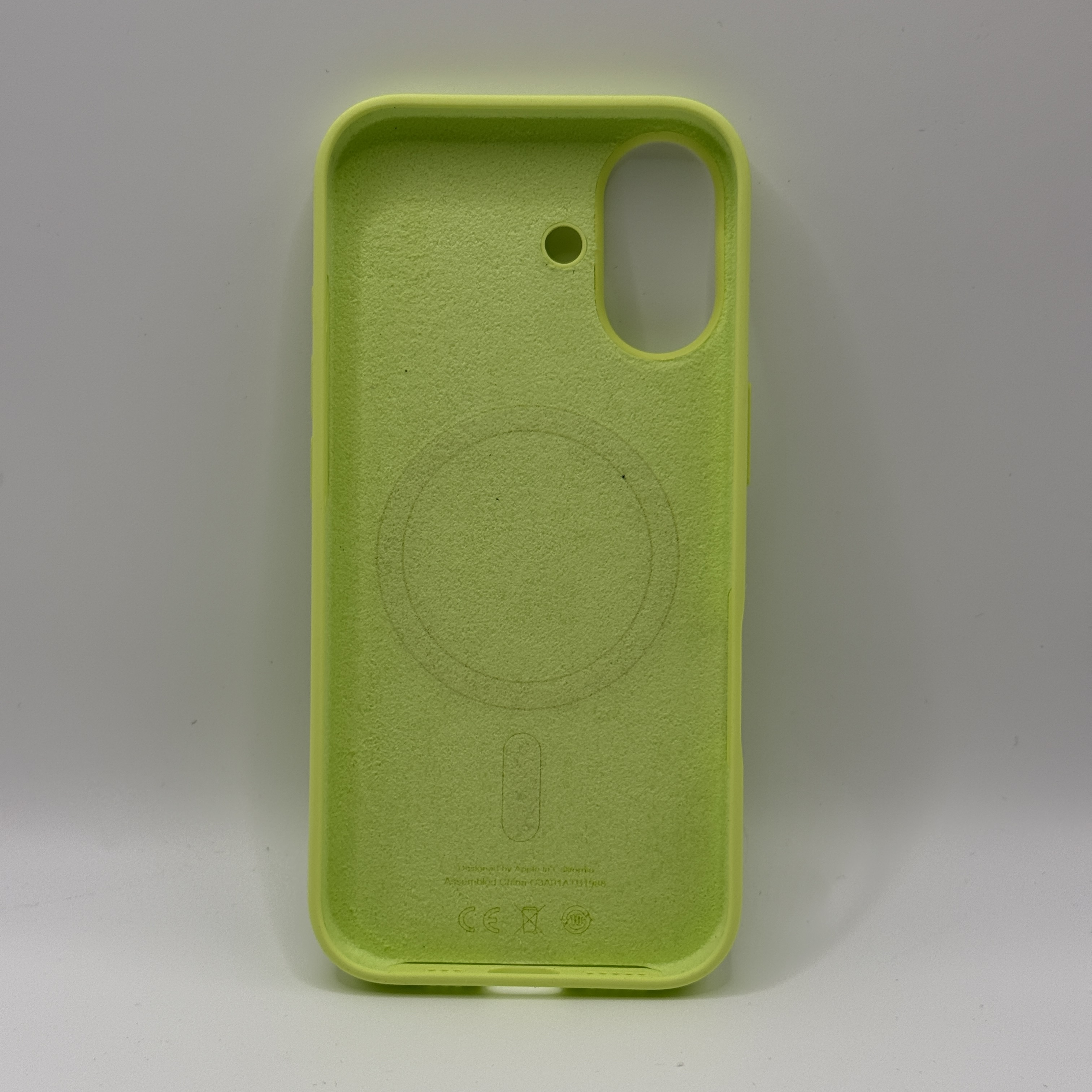 Чехол для iPhone 17 Silicone Case, Magsafe, салатовый