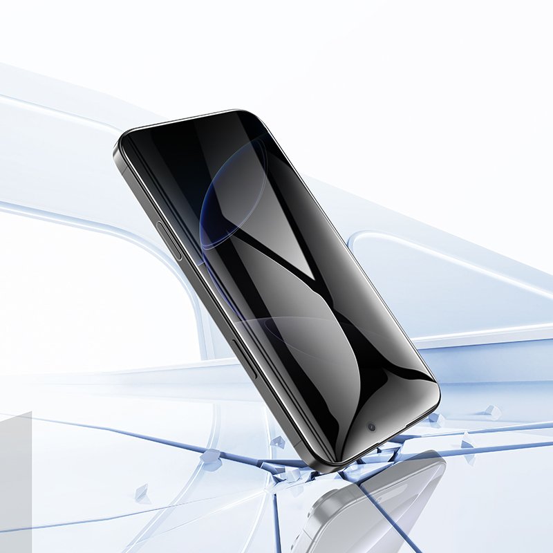 Защитное стекло Hoco A777 Plus iPhone 16 Pro Max, ударопрочное антишпион, цвет черный