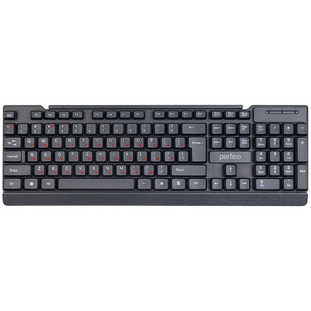 Клавиатура Perfeo "NICE" Multimedia, USB, чёрн