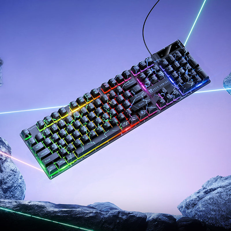 Клавиатура Hoco GM701, проводная USB, цвет черный