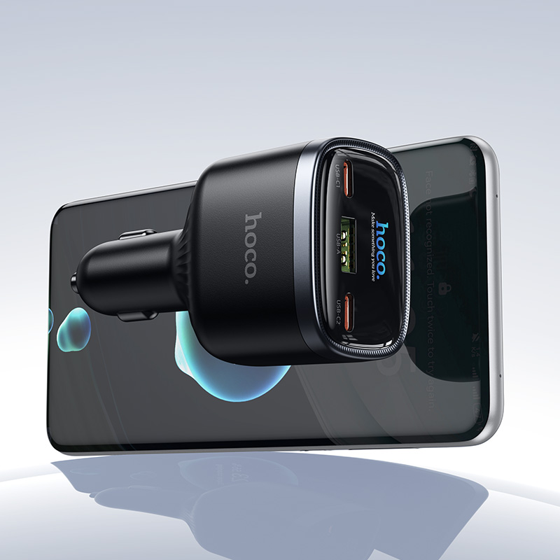 АЗУ Hoco Z70 PD93W, быстрая зарядка (2C1A), цвет черный