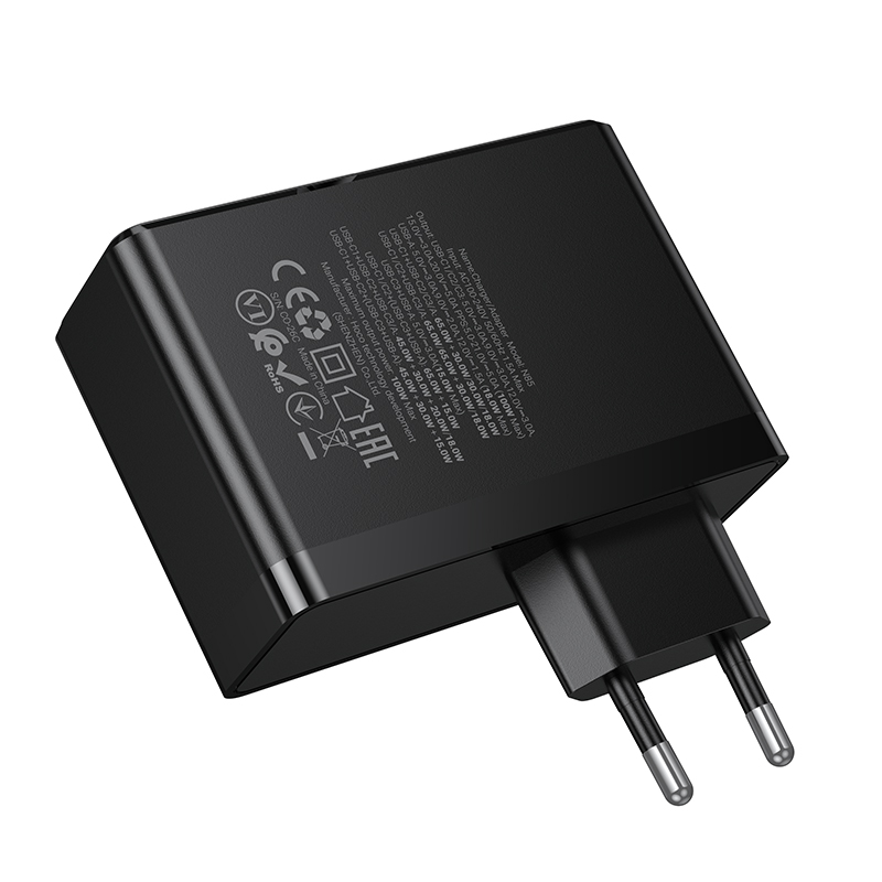 Сетевое зарядное устройство Hoco N85 PD100W (3C1A), цвет черный