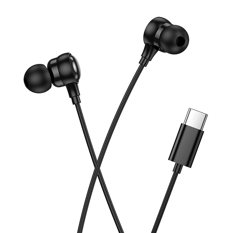 Наушники с микрофоном Hoco M116, Type-C, цвет черный