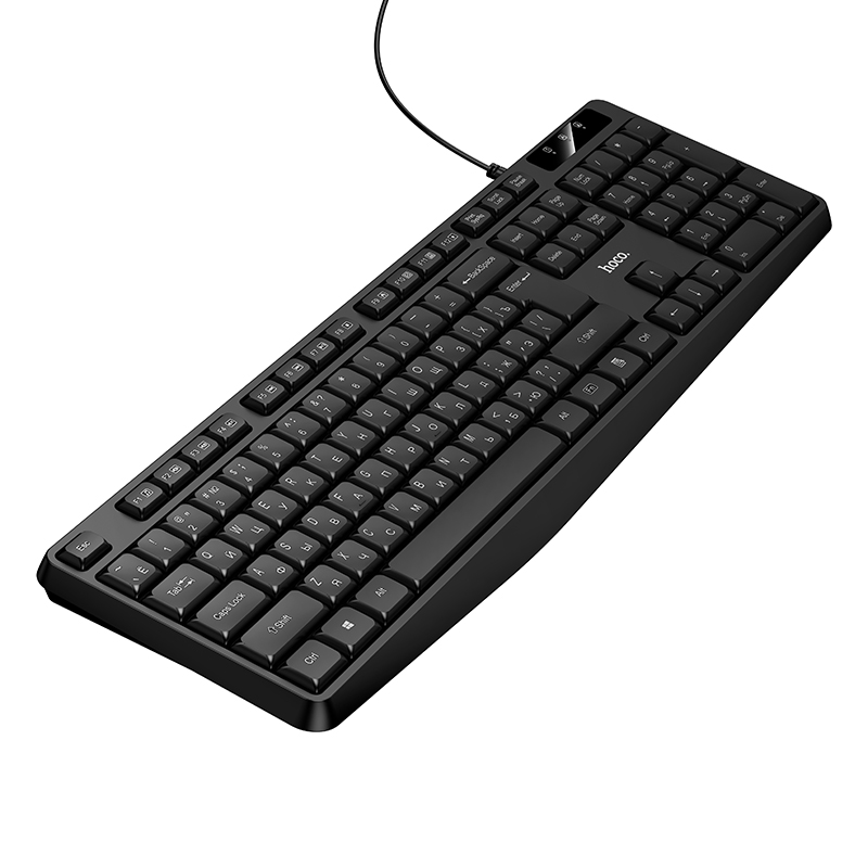 Клавиатура Hoco GM60, проводная USB, цвет черный