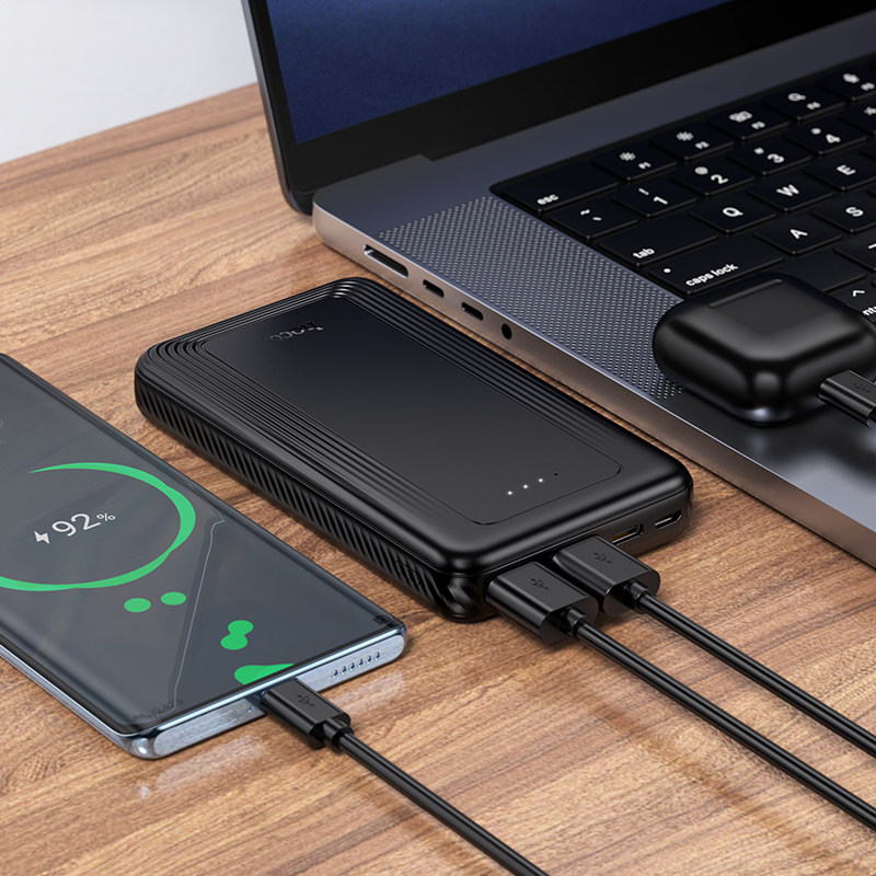 Внешний аккумулятор Hoco J165, 10000mAh, черный