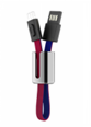 Кабель USB Hoco U36 Micro красно-синий 