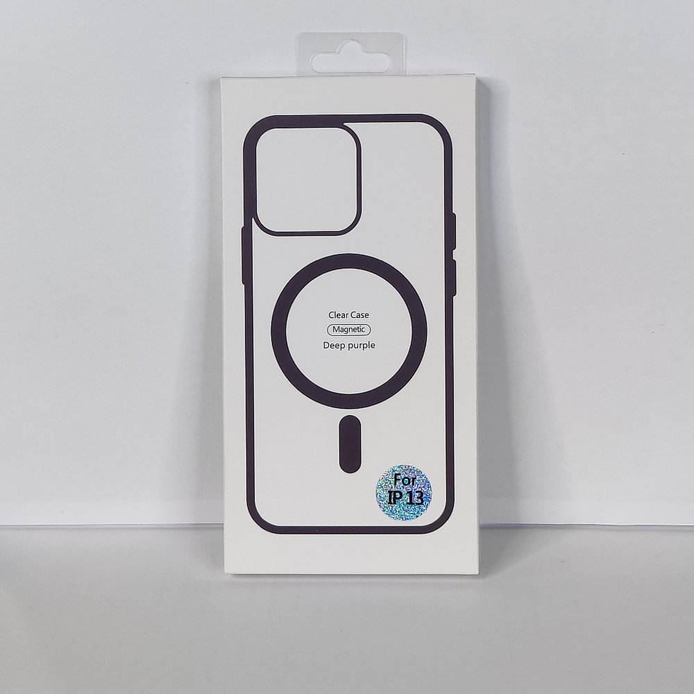 Чехол для iPhone 13 Magsafe, Deep Purple/фиолетовый, в упаковке