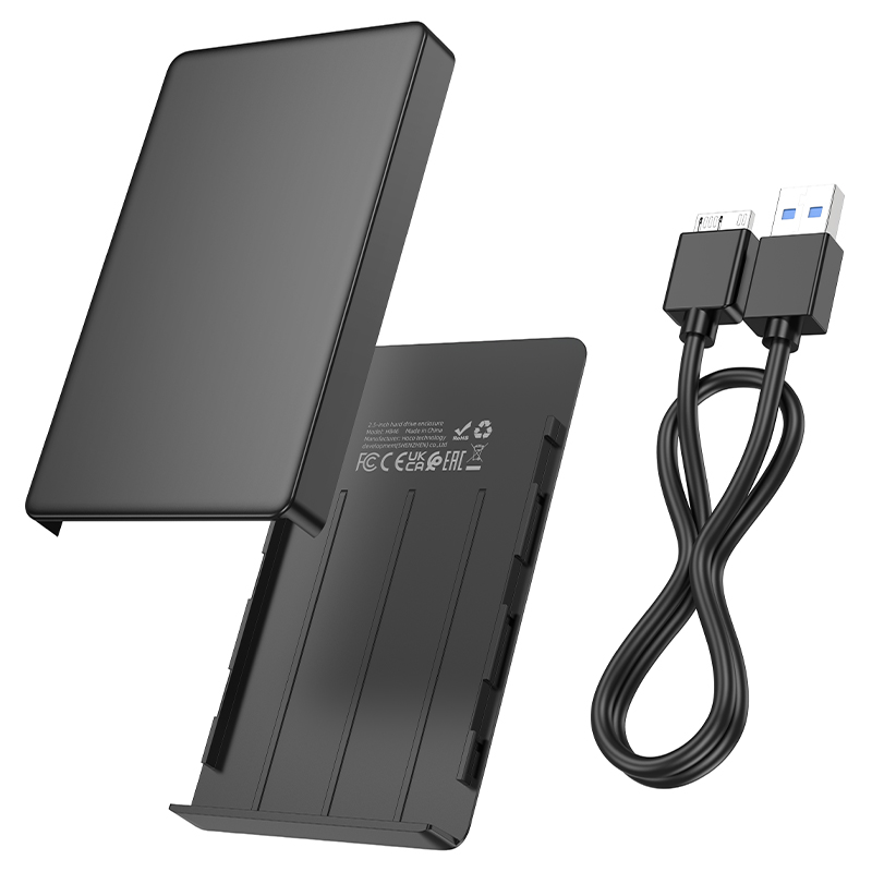 Внешний бокс для диска 2.5 дюйма SATA Hoco HB46, серый