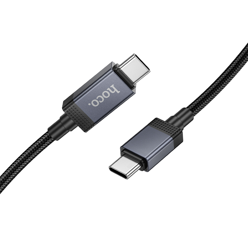 Кабель USB-C Hoco X118 60W Type-C/Type-C 1м черный