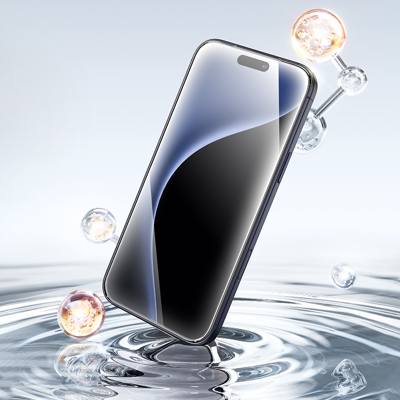 Защитное стекло Hoco A888 Pro iPhone 17 Pro Max, ударопрочное, сверхпрочное,  цвет черный
