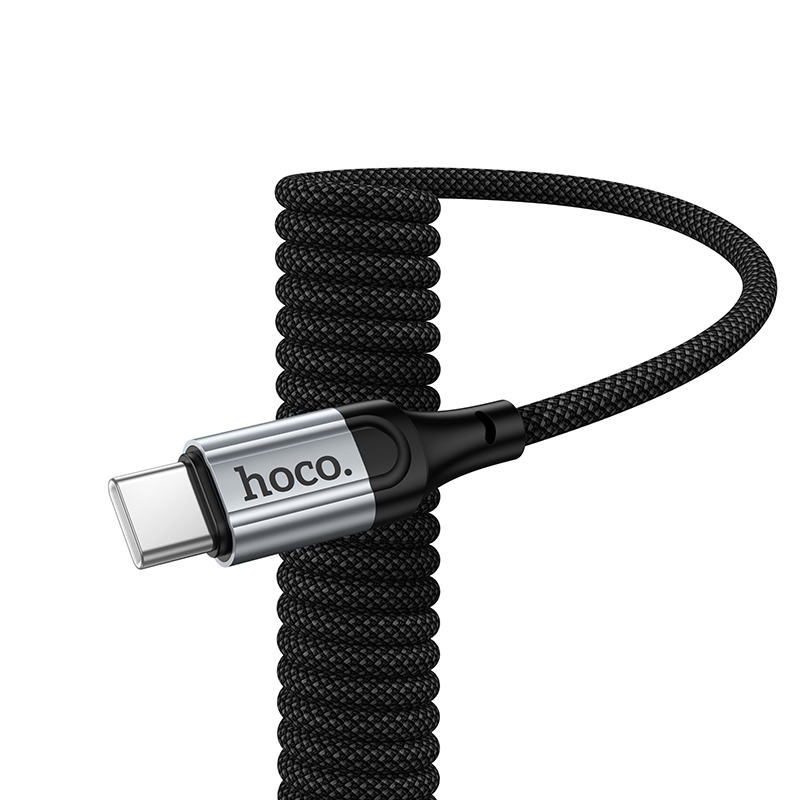 Кабель USB-C Hoco X121 60W Type-C/Type-C 1м черный
