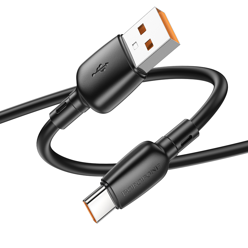 Кабель USB BOROFONE BX93 100W 6A Type-c черный 1м