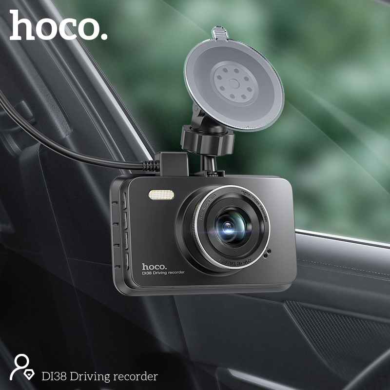 Видеорегистратор Hoco DI38 (145°,экран:3'. SD: 32gb max, АКБ:150мАч)