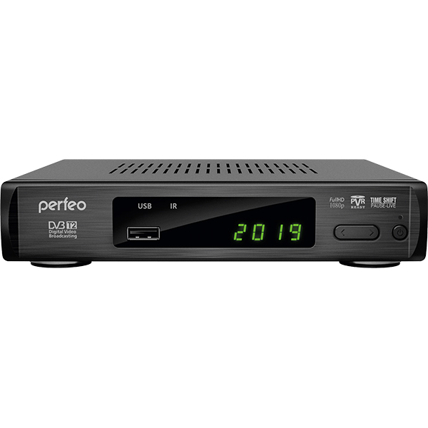 Ресивер Perfeo DVB-T2/C "LEADER" для цифр.TV, Wi-Fi, IPTV, HDMI, 2 USB, DolbyDigital, пульт ДУ