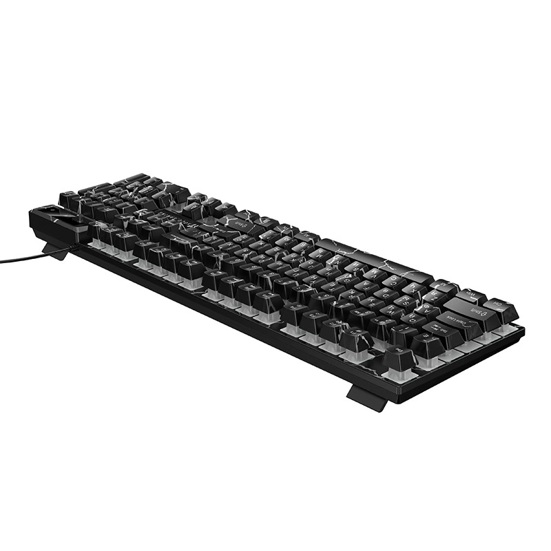 Клавиатура Hoco GM701, проводная USB, цвет черный