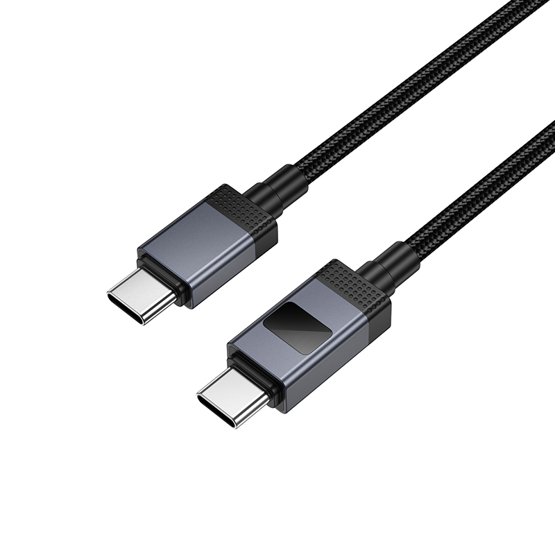Кабель USB-C Hoco X118 60W Type-C/Type-C 1м черный