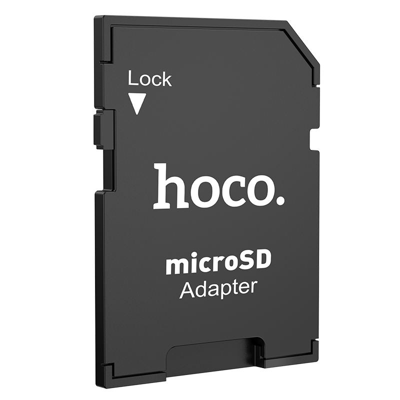 Адаптер для карт памяти Hoco HB22 MicroSD на SD, черный