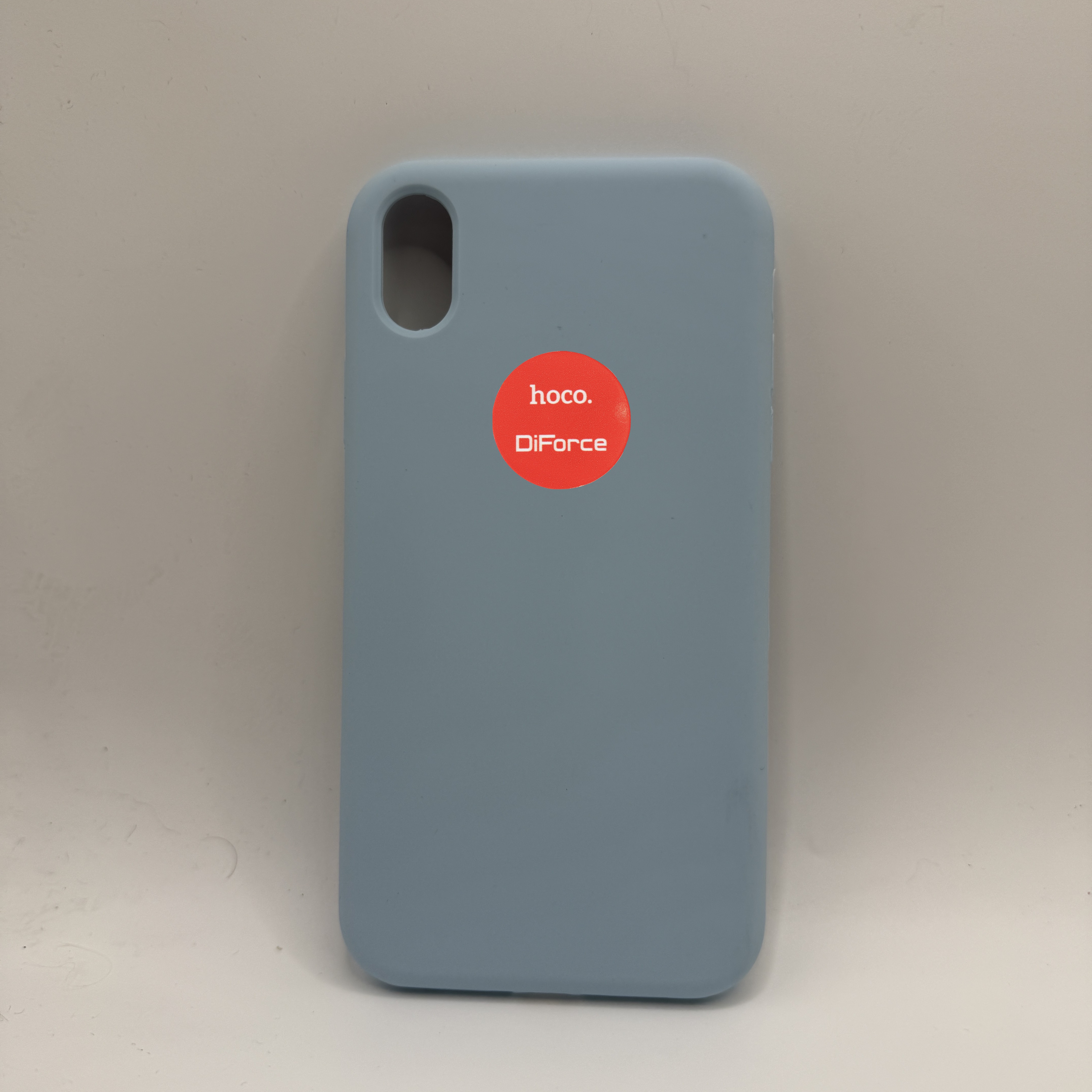 Чехол Silicone Case для iPhone XR голубой
