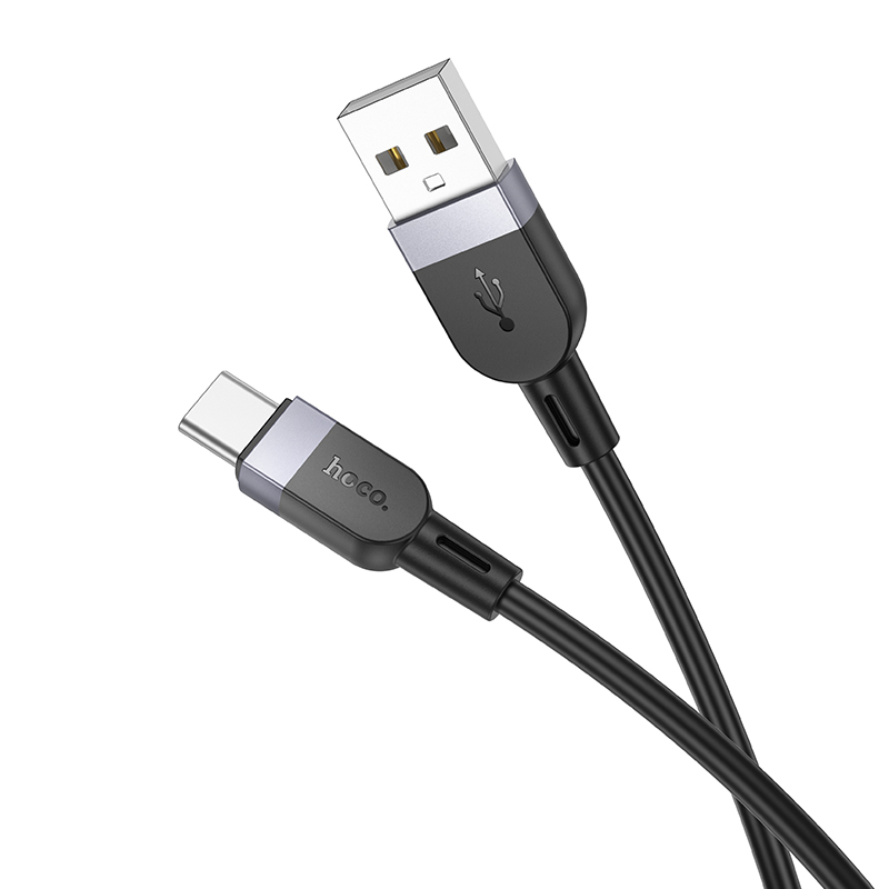 Кабель USB Hoco X109 Type-C силиконовый черный 3м