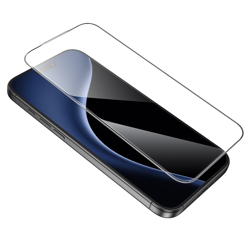 Защитное стекло Hoco A888 Pro iPhone 17 Pro Max, ударопрочное, сверхпрочное,  цвет черный