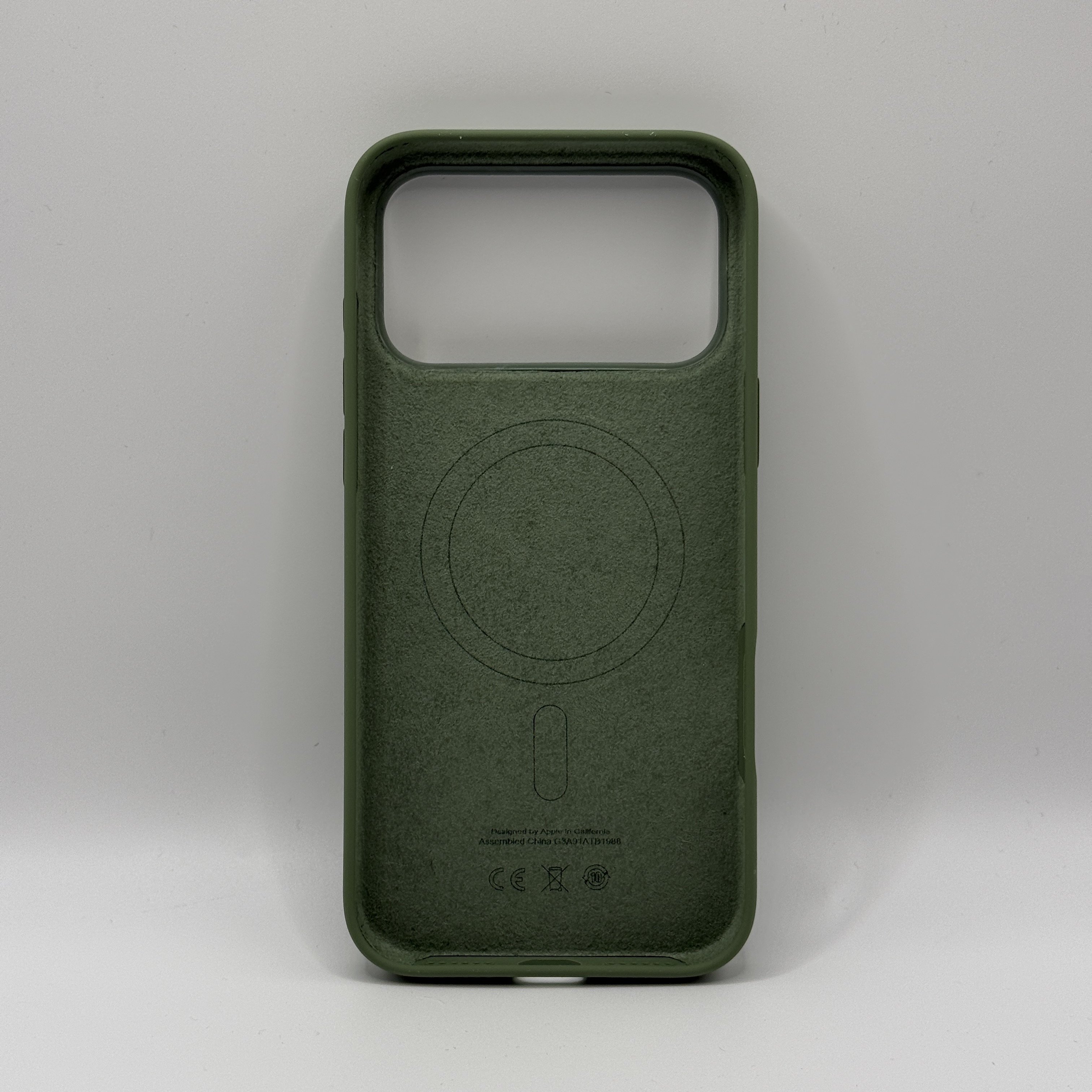 Чехол для iPhone 17 Pro Max Silicone Case, Magsafe, зеленый