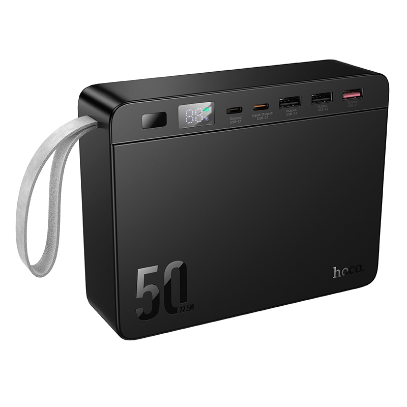 Внешний аккумулятор Hoco J166, 50000mAh (22.5W, PD20W) черный