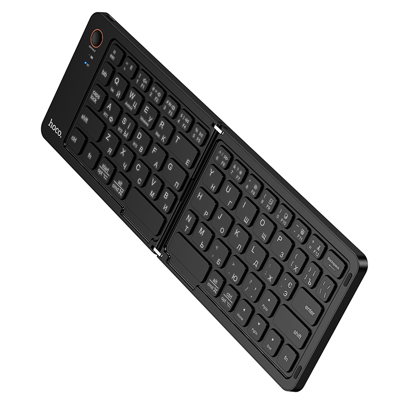 Клавиатура Hoco GM71, беспроводная складная USB, цвет черный
