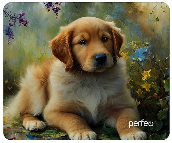 Коврик Perfeo для компьютерной мыши "Dog", Рис.17 (240*200*2 мм), ткань+резиновое основание