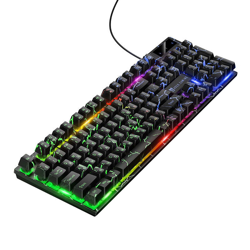 Клавиатура Hoco GM701, проводная USB, цвет черный