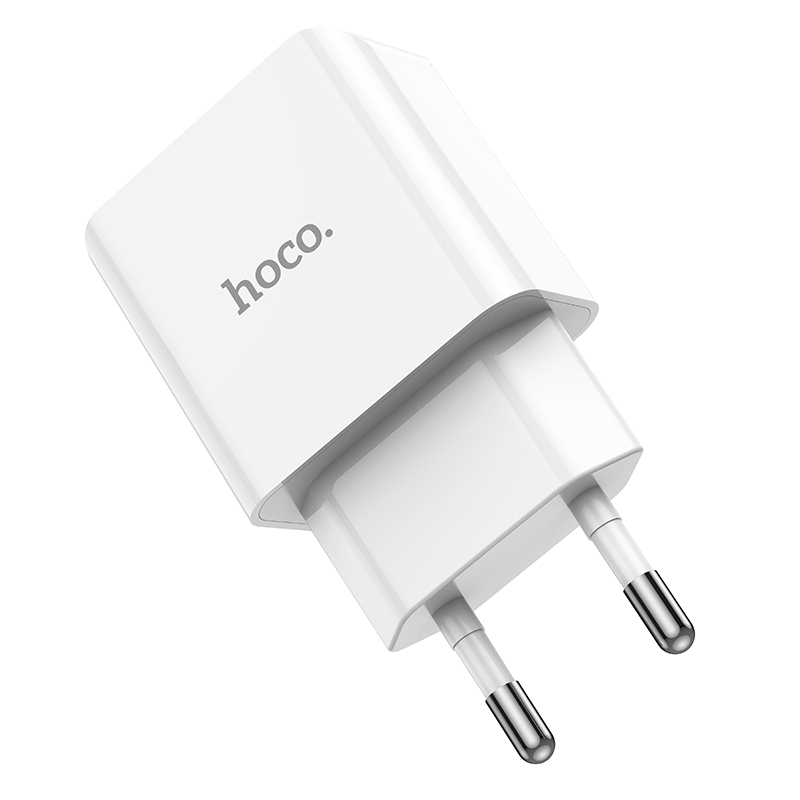 Сетевое зарядное устройство Hoco C106A 1USB, цвет белый