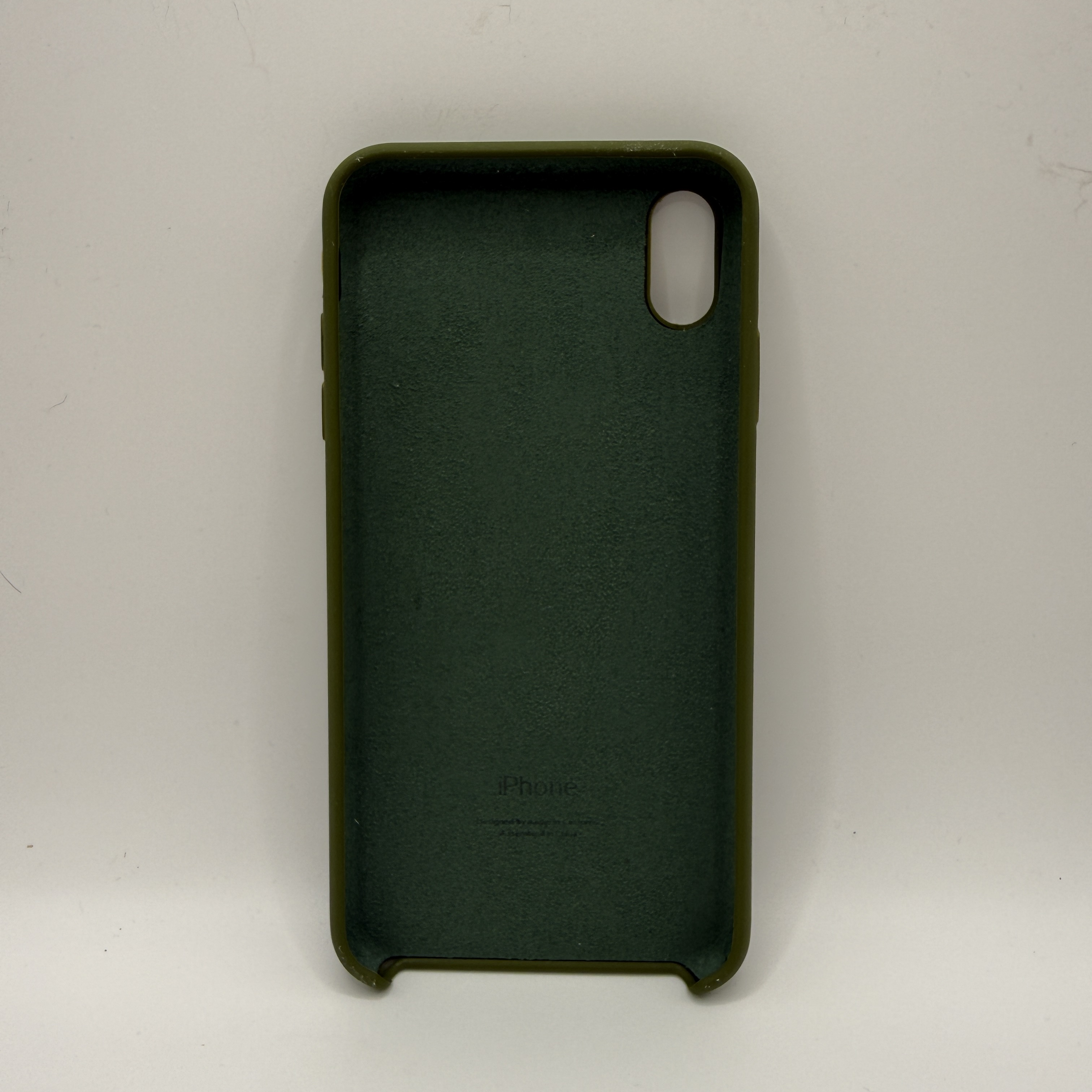 Чехол Silicone Case для iPhone XS MAX Хаки