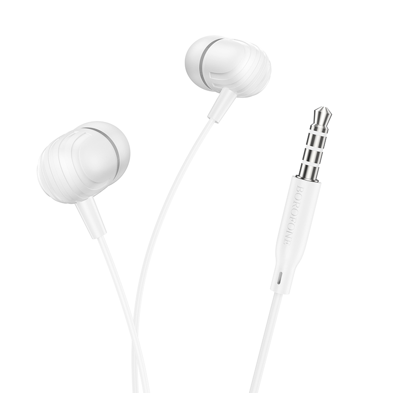 Наушники с микрофоном BOROFONE BM77, цвет белый