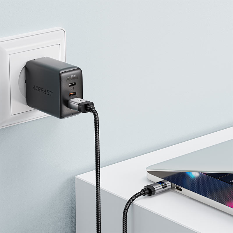 Кабель USB ACEFAST C15-04 Type-C черный 1м 