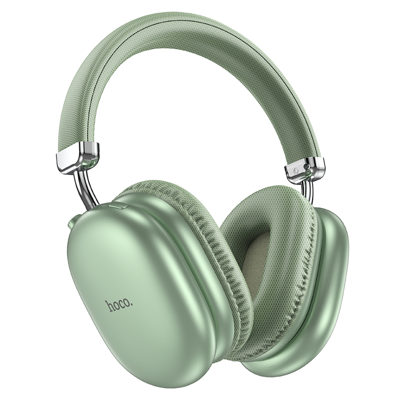 Наушники Bluetooth накладные с микрофоном Hoco W35 Max Joy BT, цвет зеленый