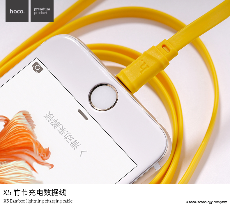 Кабель USB Hoco X5 Apple черный 1м