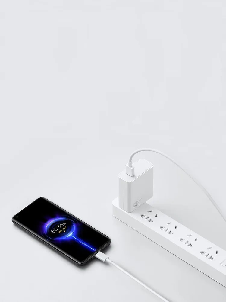 Кабель USB Xiaomi 120W 6A Type-c белый 1м