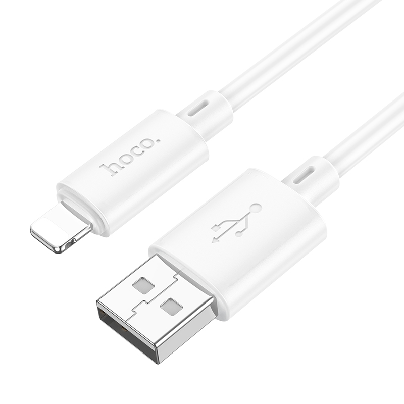 Кабель USB Hoco X88 Apple белый 1м