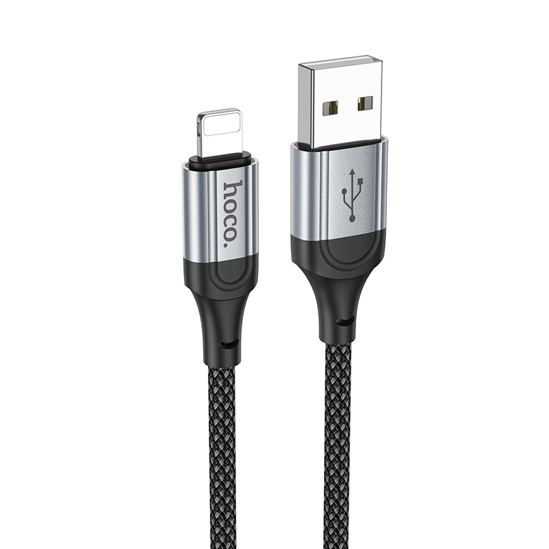 Кабель USB Hoco X102 Apple черный 1м