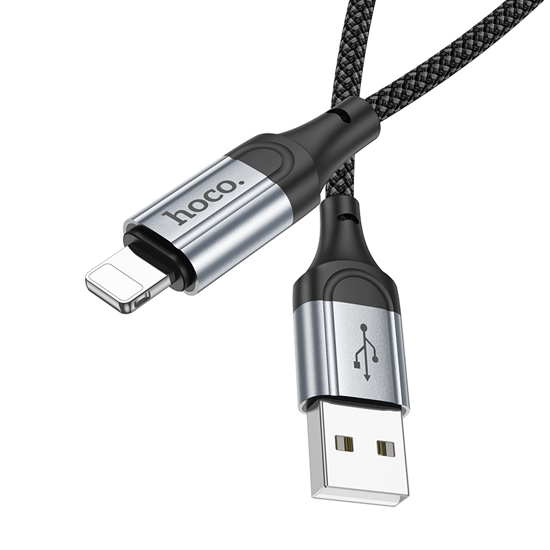 Кабель USB Hoco X102 Apple черный 1м