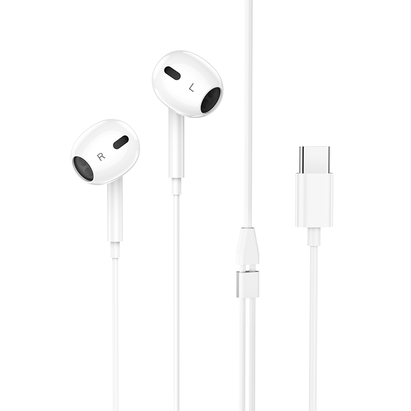 Наушники с микрофоном Hoco M1 Max, Type-C, цвет белый