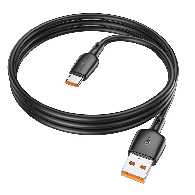 Кабель USB BOROFONE BX93 100W 6A Type-c черный 1м