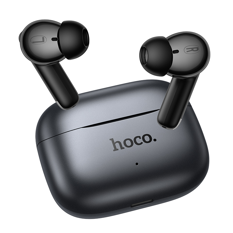 Наушники Bluetooth Hoco EQ27 (ANC+ENC), в кейсе, цвет черный