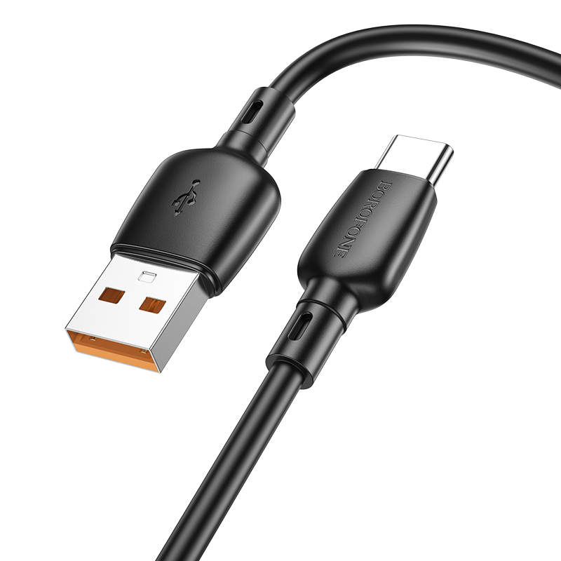 Кабель USB BOROFONE BX93 100W 6A Type-c черный 1м