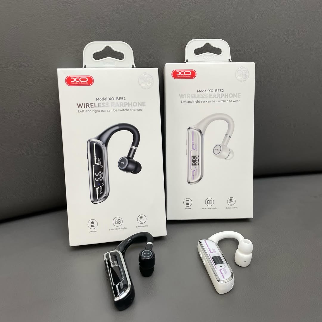 Гарнитура Bluetooth XO BE52, сенсорная, цвет черный