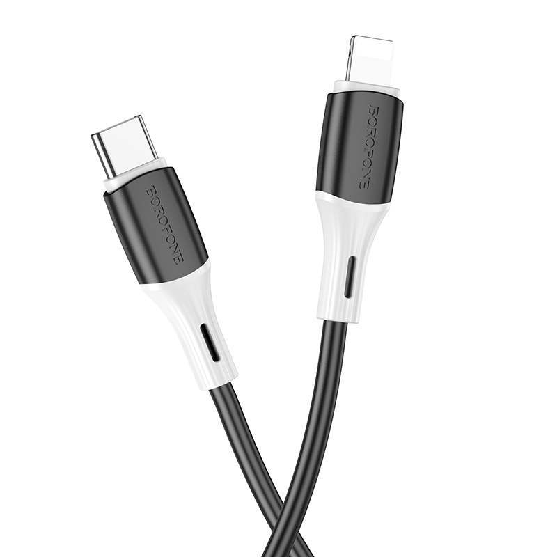Кабель USB-C BOROFONE BX79 PD Type-C/Lightning черный 1м