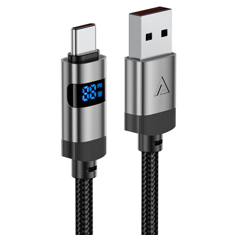 Кабель USB ACEFAST C15-04 Type-C черный 1м 