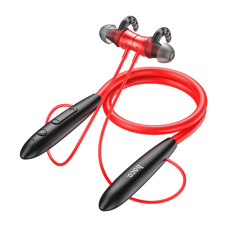 Наушники Bluetooth с микрофоном Hoco ES61, цвет красный