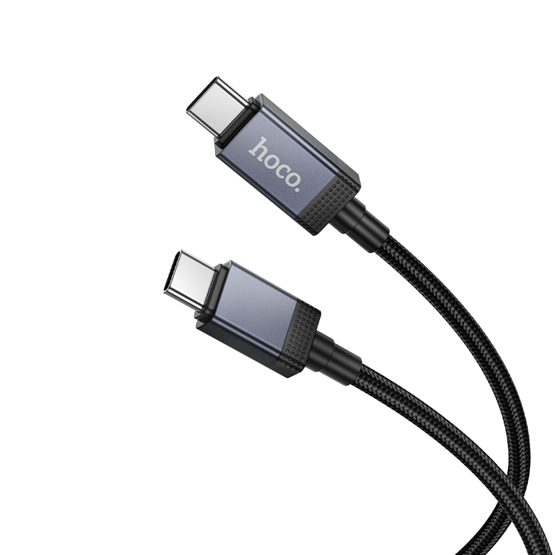 Кабель USB-C Hoco X118 60W Type-C/Type-C 1м черный