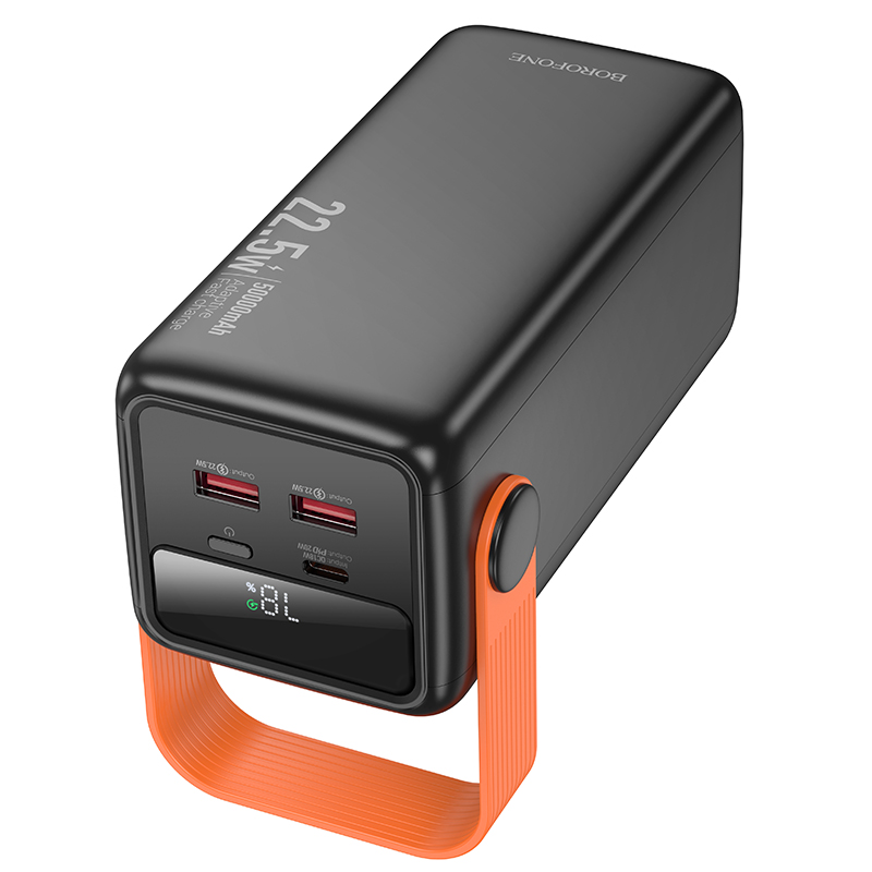 Внешний аккумулятор BOROFONE BJ66A, 50000mAh (22.5W, PD20W) черный